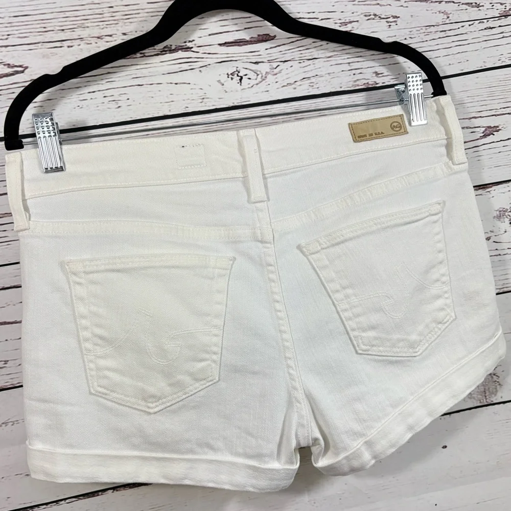 AG Adriano Goldschmid The Pixie White Roll-Up Shorts in Size 28 NWOT - Picture 8 of 8